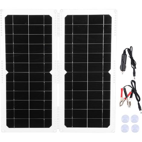 20W 12V Tragbares, faltbares monokristallines Solarpanel für Camping, Wandern und Reisen (1/5)