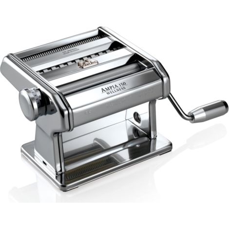 Marcato Ampia Classic Nudelmaschine Silber Italienische Nudelmaschine Marcato Ampia 150 Classic (1/4)