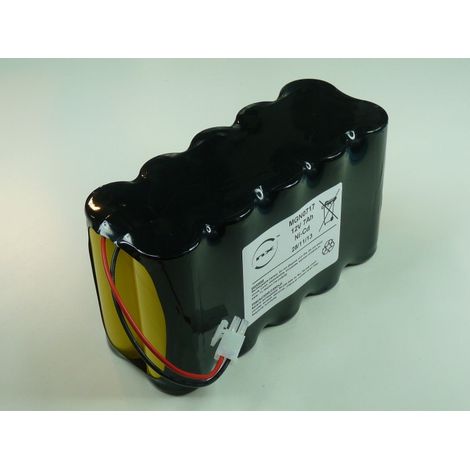 NX - Batterie eclairage secours 10x F 10S1P ST2 12V 7000mAh AMP