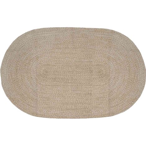 Alfombras de área Blanco 152 x 245 cm yute vidaXL