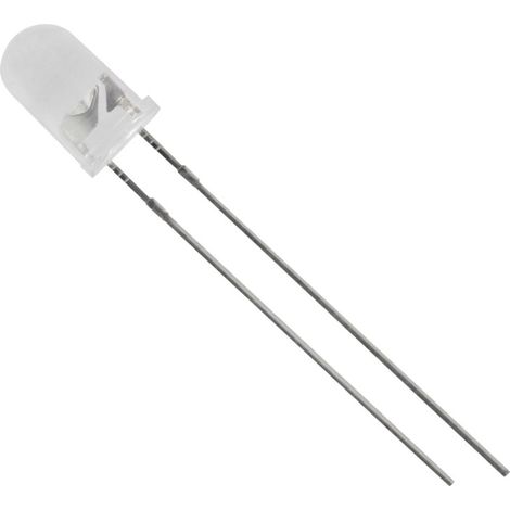 HuiYuan 5034R1C-CSE-E LED bedrahtet  Rot Rund 5 mm 9500 mcd 20 °, 25 ° 20 mA