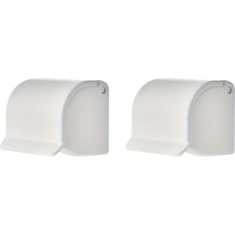 Lot de 2 Boîtes de rangement porte-lames rasoirs Sans perçage, anti-poussière et avec système de drainage (1/5)