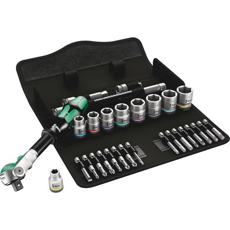 Schrauber Bit-und Ratschen-Set 3/8" WERA 8100 SB 9 Zyklop Speed Imp 3/8" (29 teilig) (1/5)