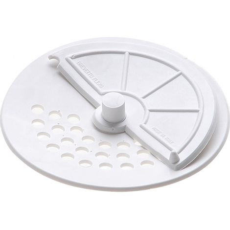 FILTRO TAPPO CESTELLO PER LAVANDINO BIANCO DIAMETRO 10 CM SET 5 PEZZI - IDROBRIC (1/3)