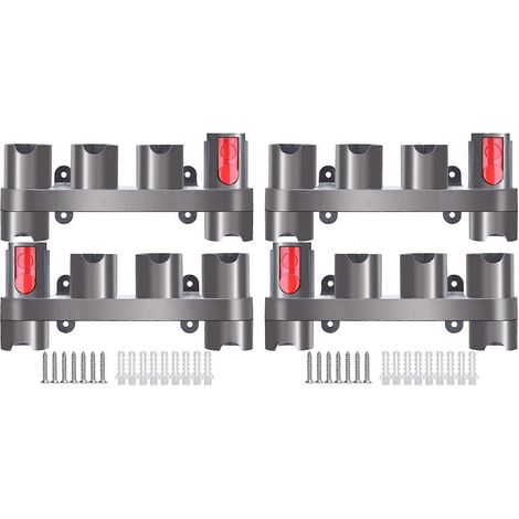 Support mural pour aspirateur V15 V11 V10 V8 V7 (4 accessoires inclus) (1/3)