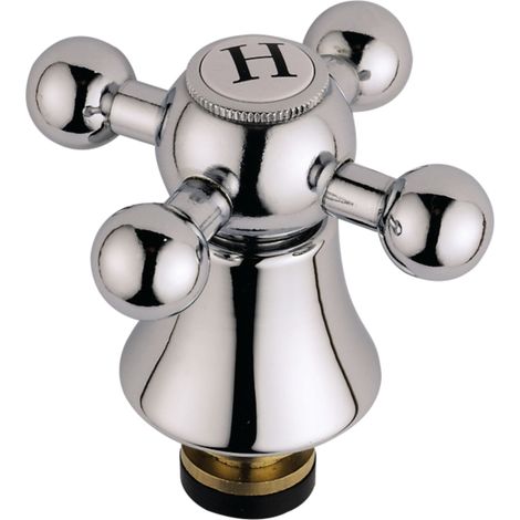 Bristan Chrome 1/2 Inch Basin Tap Reviver with Traditional Handles - R-1/2-TC
