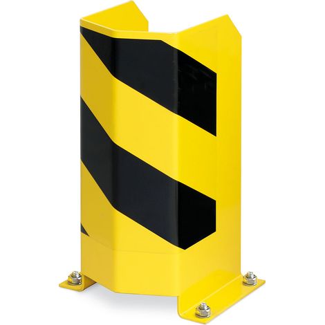 BRB Protection anti-collision en forme de U - Hauteur : 400 mm - Matériel de fixation inclus - Pour supports d'étagère/coins (1/2)