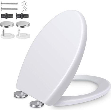 Lunette de Toilette, Forme en O Abattant WC avec Fermeture-Fei Yu (1/5)