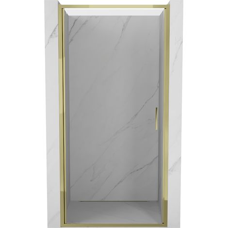 Mexen Exo porte de douche battante 55 cm, transparente, dorée - 817-055-000-50-00 (1/3)