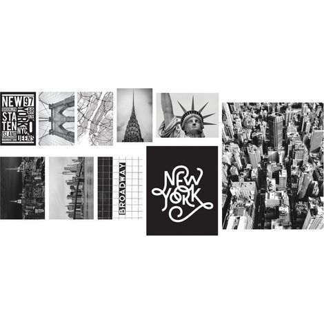 Stickers repositionnables - Affiches de la ville de New York (1/5)