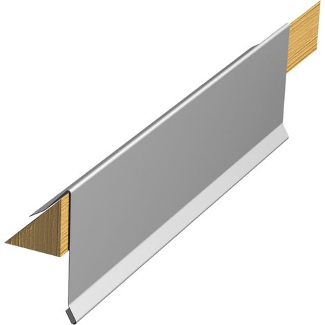 Sarei Ortblech für Dreieckleiste 2000 x 185 mm natur Dachabschlüsse (1/2)