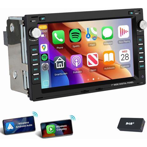 Autoradio Android 14 Carplay pour VW Polo 9N Golf 4 Passat B5 T5 SHARAN 1 JETTA 2+32G DAB (1/5)