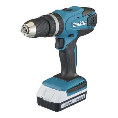 TRAPANO AVVITATORE A PERCUSSIONE A BATTERIA  MAKITA 18V-LI 2BAT