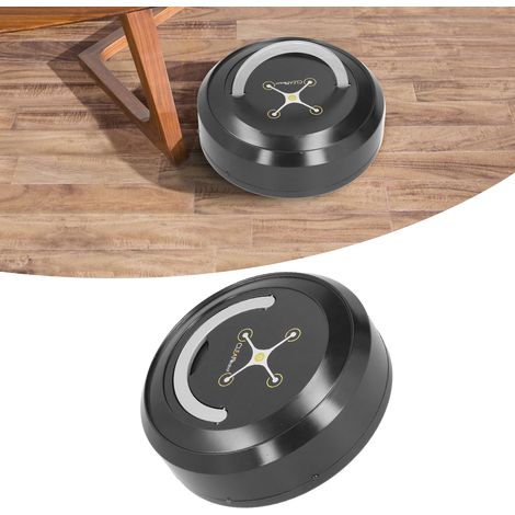 Intelligenter Saugroboter, wiederaufladbar über USB, ideal für Zuhause und Wohnzimmer (schwarz) (1/5)