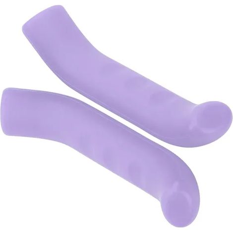 Protections de leviers de frein en silicone pour vélos, antidérapantes et résistantes à l'usure, convenant aux vélos de route et aux VTT, violettes. (1/5)