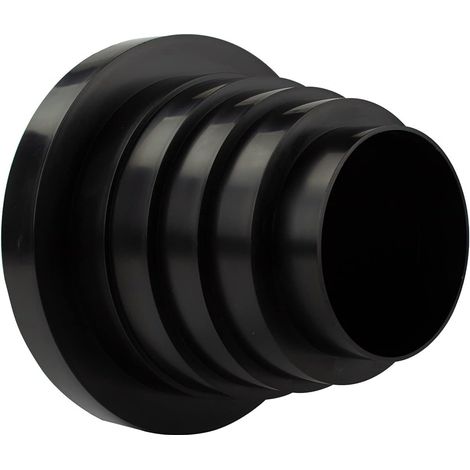 CONTROL GARDEN Reductor Negro Universal para Sistemas de Ventilación (1/4)