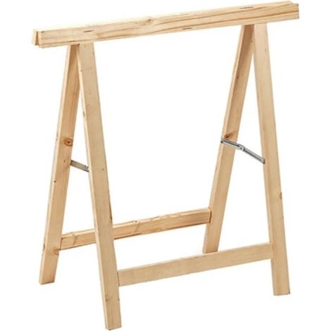 CAVALLETTO PIEGHEVOLE IN LEGNO DI ABETE CM.80 (1/2)