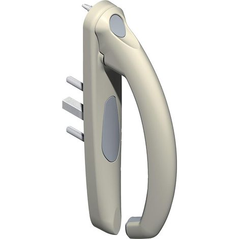 Poignée de manoeuvre intérieure SEDUCTION DS5531 pour coulissant gris RAL 9006 - LA CROISEE DS