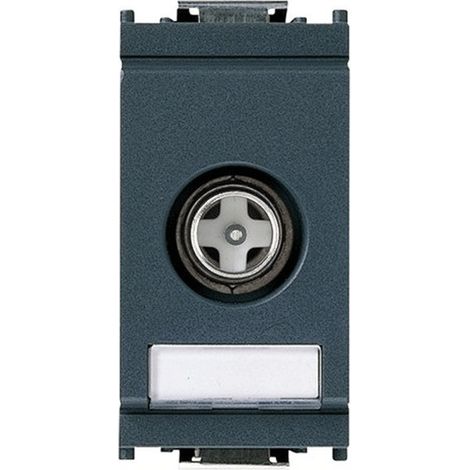 16306.01 Enchufe coaxial TV-Rd-Sat directo gris Idea