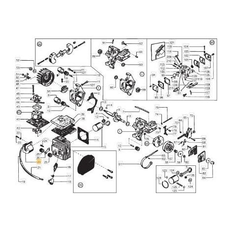 BOBINA ELETTRONICA P34 ORIGINALE STIGA - 3210620