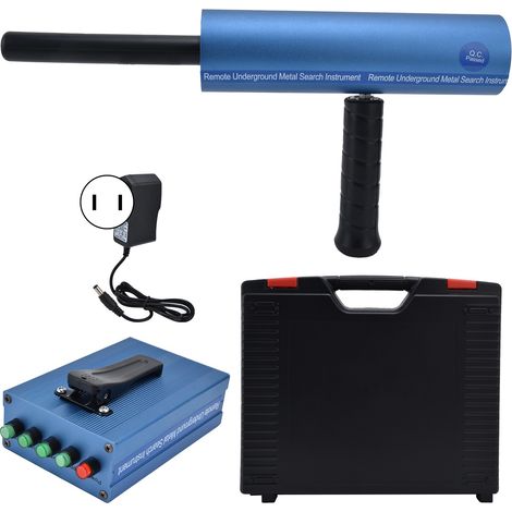 Tragbarer Metalldetektor mit 800 m Reichweite, Metalldetektor-Scanner für Silber, Gold und Diamanten, 100–240 V US-Stecker (1/5)