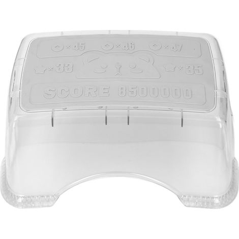 Toilet Stool Non Slip Transparent PET Heavy Duty Multifunctional Squatting Toilet Pooping Stool for Adults Children Bathroom (1/5)