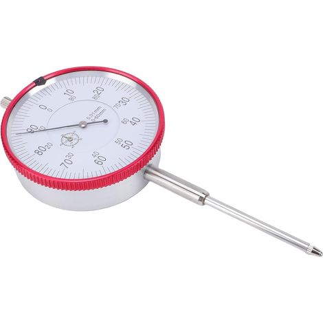 Indicateur à Cadran Mécanique de Précision pour le Travail en Atelier, Plage de 0 à 50 Mm, Précision de 0,01 Mm, Acier Inoxydable, pour L'usinage CNC
