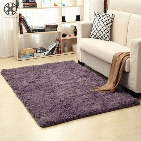 Tapis Anti-dérapant - Surface Polyester - Mousse Intermédiaire - Dos Latex - Pour Chambre Salon Salle À Manger - 40x40 cm 60x120 cm ou 100x160 cm (1/5)