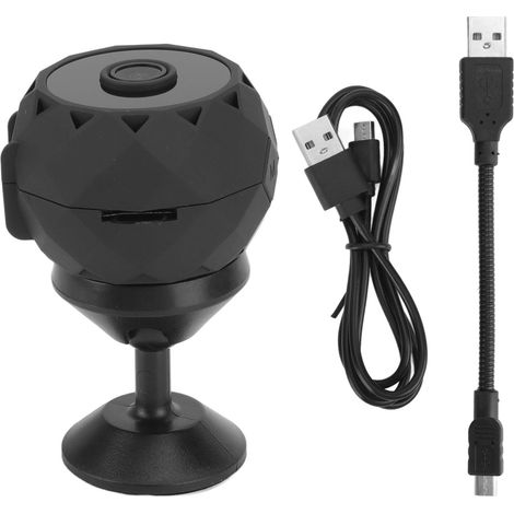 Caméra miniature MD30 1080p HD avec vision nocturne, sans fil Wi-Fi, pour la surveillance de votre domicile. Caméra extérieure grand angle à brancher. (1/5)