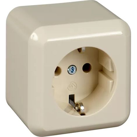 Elso Steckdose 16A CONTURA Steckklemme perlweiß 385000 (1/2)