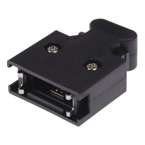 Capot Sub-D 3M série 103, 14 contacts, en PBT boîtier D avec Serre-câble ( Prix pour 1 )