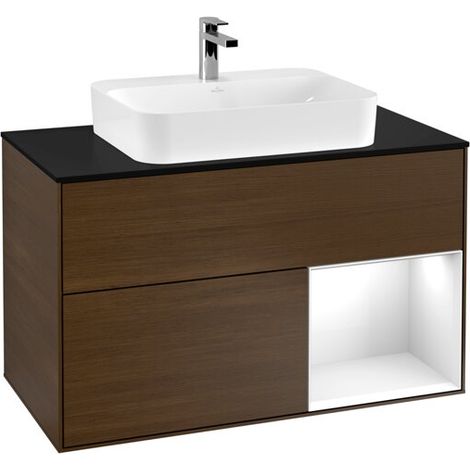 VB Waschbeckenunterschrank Finion G37 1000x603x501mm m Bel FK/RE/AP: GN/GF/2 (1/2)
