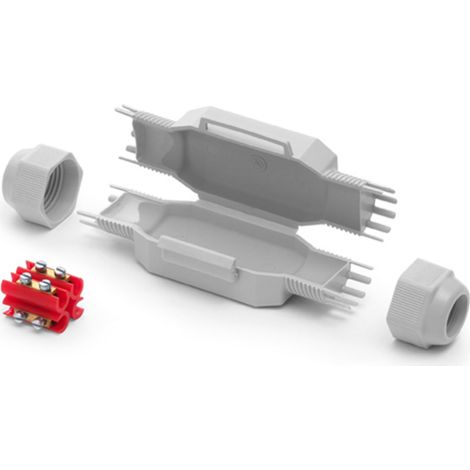 Boite étanche gel Dino L 4 mm² - Micro-jonction étanche – Connexion électrique extérieure ultra-compacte - RAYTECH