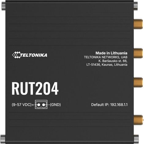 Router industrial Teltonika RUT204 4G/LTE (RUT2040AAAA0) RS232/CAN