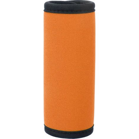 Housse souple en néoprène pour poignées de porte de voiture, étiquettes de voyage pour valise (orange)
