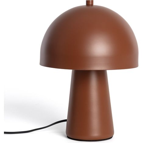 Tischlampe Metall Quinga Braun