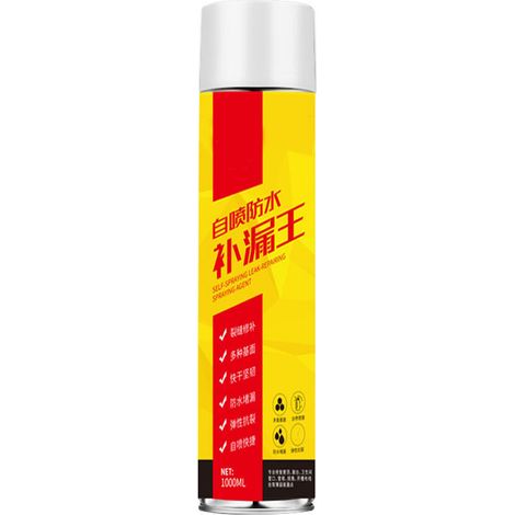 Wasserdichtes Sprühdichtmittel für Dachrisse, Polyethylenkleber, 1000 ml, weiß (1/4)