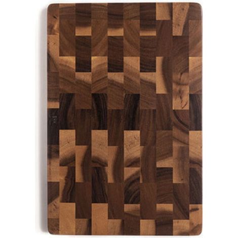 Planche à découper en bois d'acacia 32 x 22 x 1,5 cm pour fruits et usage en cuisine