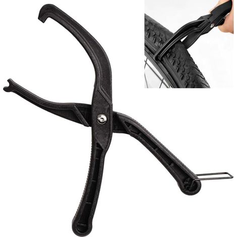 Pince à pneu de vélo, outil de démontage de rechange, levier pour réparation de pneus de vélo, pince de montage de pneus de vélo, outil de démontage de pneus de VTT (1/4)