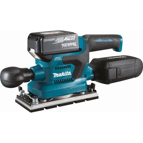 18V Exzenterschleifer Ø93x185 mm MAKITA 2 Batt. BL1850B - DBO380RTJ