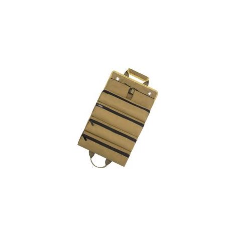 Rouler Trousse à Outils D'électricien Organisateur De Clé Pochette pour Outils à Robuste Matériel Pliable Multifonctionnel Devoir Technicien Kaki Tissu Oxford (1/5)