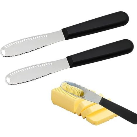 3pcs épandeur de beurre en acier inoxydable, couteau de beurre - 3 en 1 Gadgets de cuisine, accessoire de cuisine pratique (1/5)