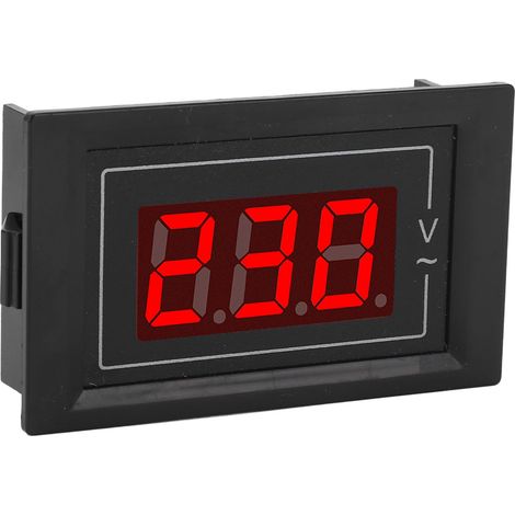 Voltmètre Numérique Monophasé AC 60‑500V - Affichage LED pour Tableau Électrique Compact (1/5)