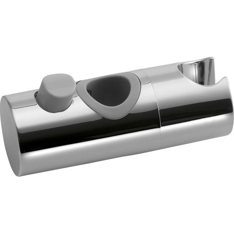 Diapositive de remplacement pour barre de douche 21mm, ABS/chrome