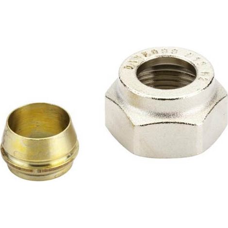 Raccord à visser femelle 3/4'' pour tube cuivre Ø18