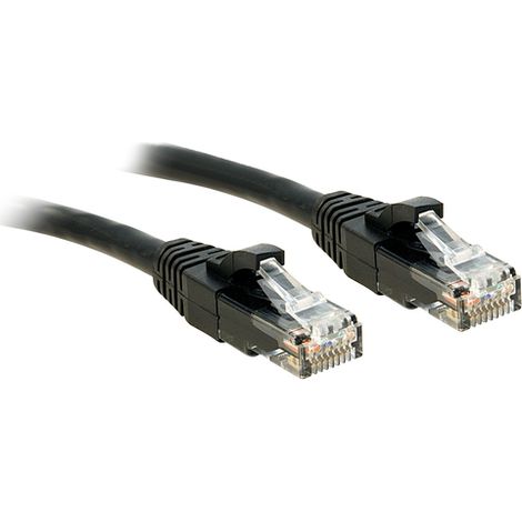 Lindy 48082 cable de red Negro 10 m Cat6 U/UTP (UTP)