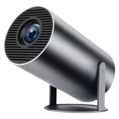 Projecteur vidéo 4K - Mini projecteur portable Android 11, Wi-Fi 6, Bluetooth 5.0, HD 1080p, avec correction automatique du trapèze vertical, rotation à 270°, compatible TV Stick, HDMI, USB, PS5 (Noir (1/4)