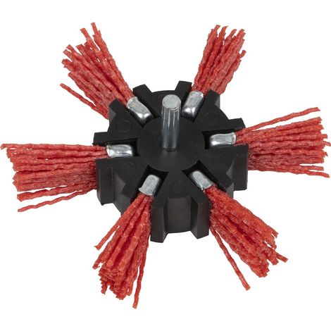 Sealey NFBS100 100mm Nylon Filament Strip Brush with 6mm Shaft