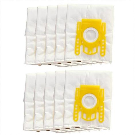Sacs à poussière lavables pour aspirateur (2 unités), compatibles avec les modèles VC6100, VC6200 et VC6300 sacs filtrants réutilisables en polaire modèle 6.904-329.0 (1/5)