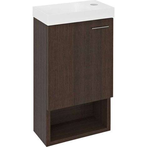 Sapho Latus - Mobiletto per lavabo XI 30x53x17 cm, 1 anta, pino rustico LT711-1616 (1/5)
